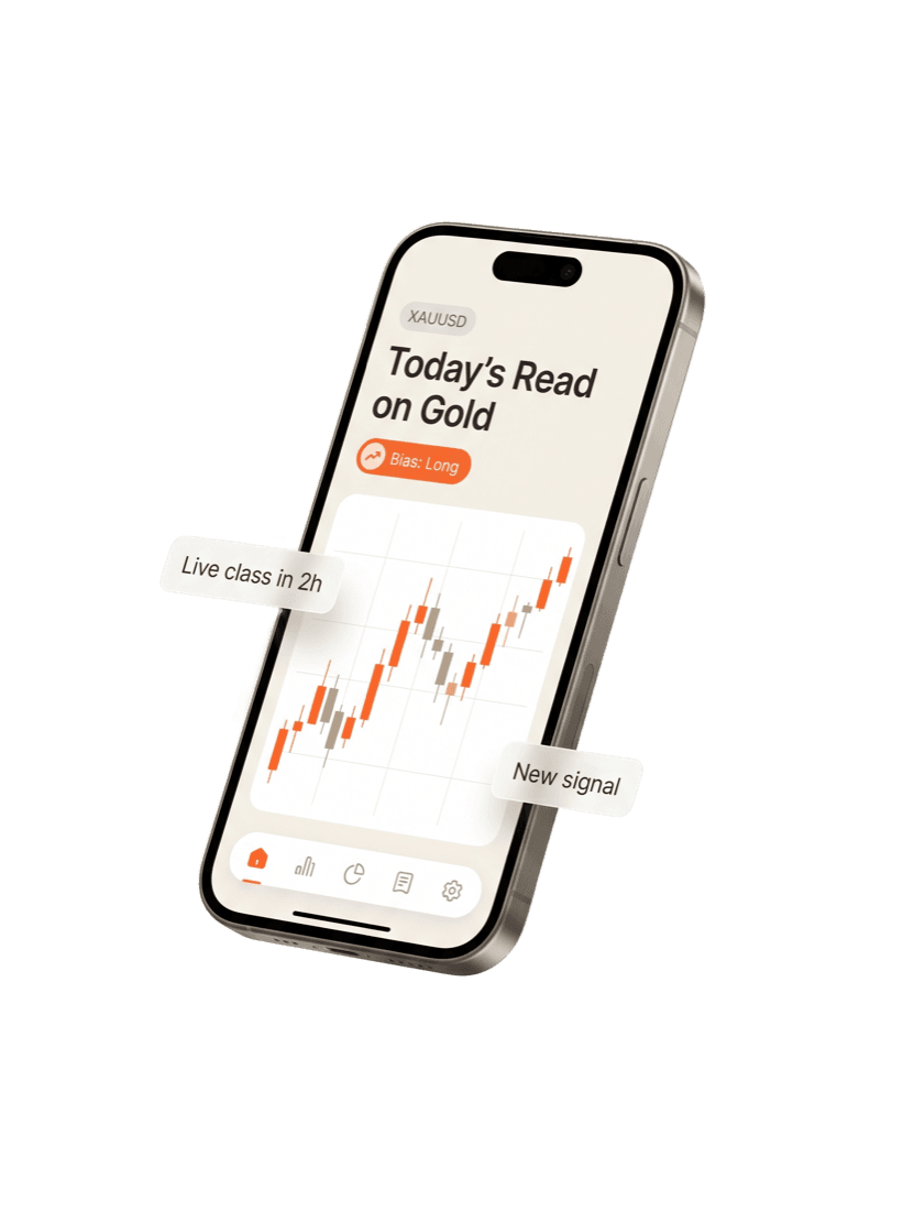 Market Makers app on a phone